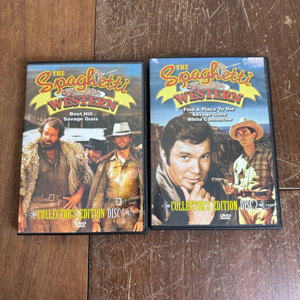 Spaghetti‎ Western DVD Collector's Edition Discs 1 & 2 Boot Hill Shatner